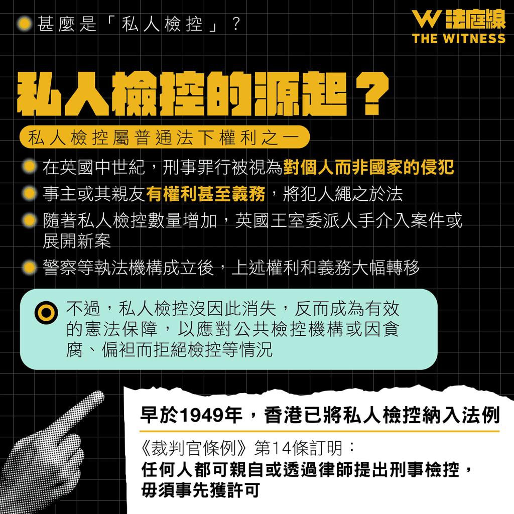 法律 101|甚麼是「私人檢控」?