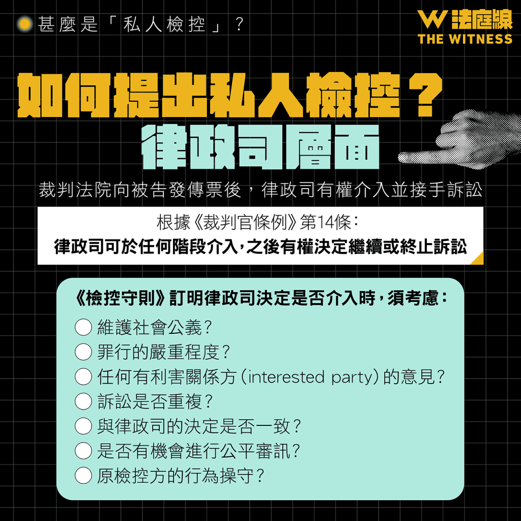 法律 101|甚麼是「私人檢控」?