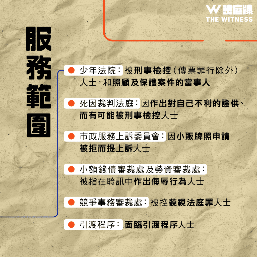 法律101|香港有「資助律師服務」嗎?