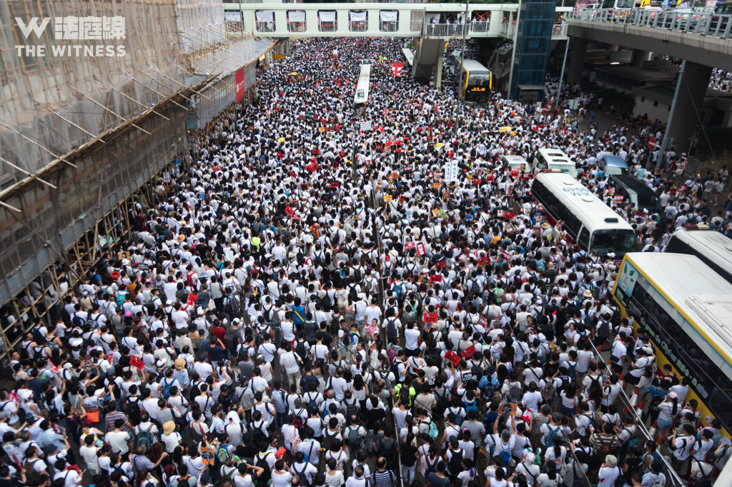 2019 年 6 月 9 日,民陣發起大遊行,103 萬人參與。