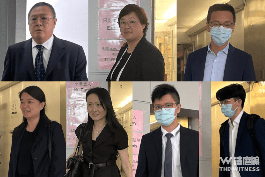 男嬰案 控方傳召醫生、法醫及教授等作供,部分屬專家證人。上排左至右:保延聰、陳鳳英、陳昌煒;下排左至右:郭嘉琪、朱昭穎、盧溢樟、何頌琛(資料圖片)