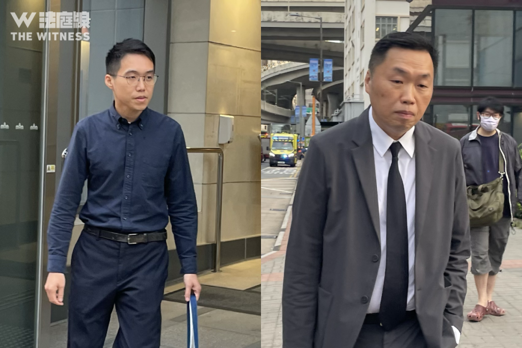 主力牆 屋宇署 李潤秋（左）鄧納榮（右）