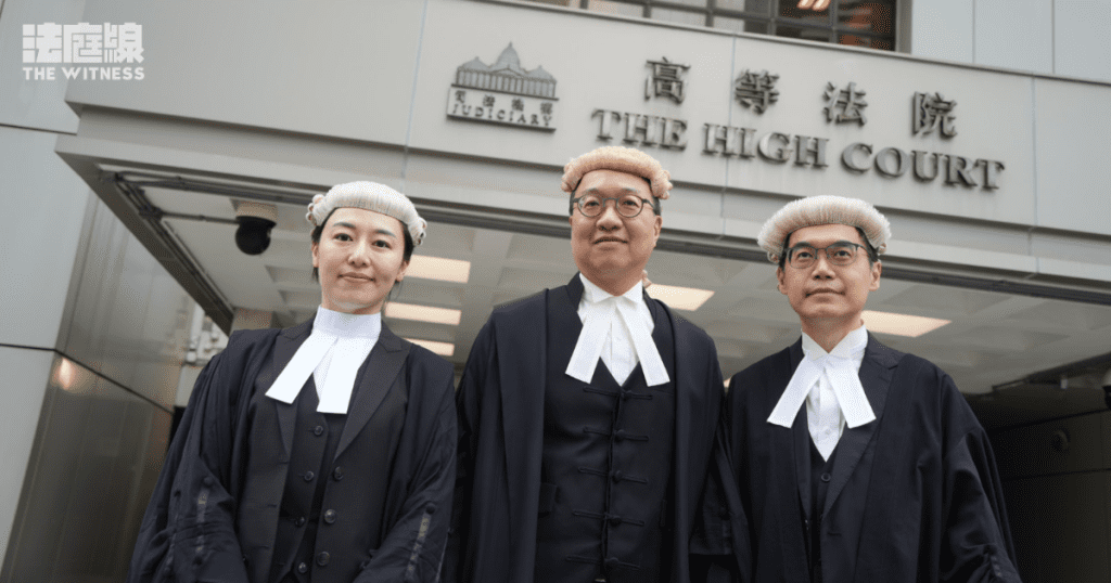 律政司周天行、林曉敏獲認許大律師　林定國到庭支持：「好事成雙」　官勉莫忘尋真堅持