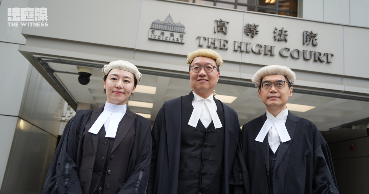 律政司周天行、林曉敏獲認許大律師　林定國到庭支持：「好事成雙」　官勉莫忘尋真堅持