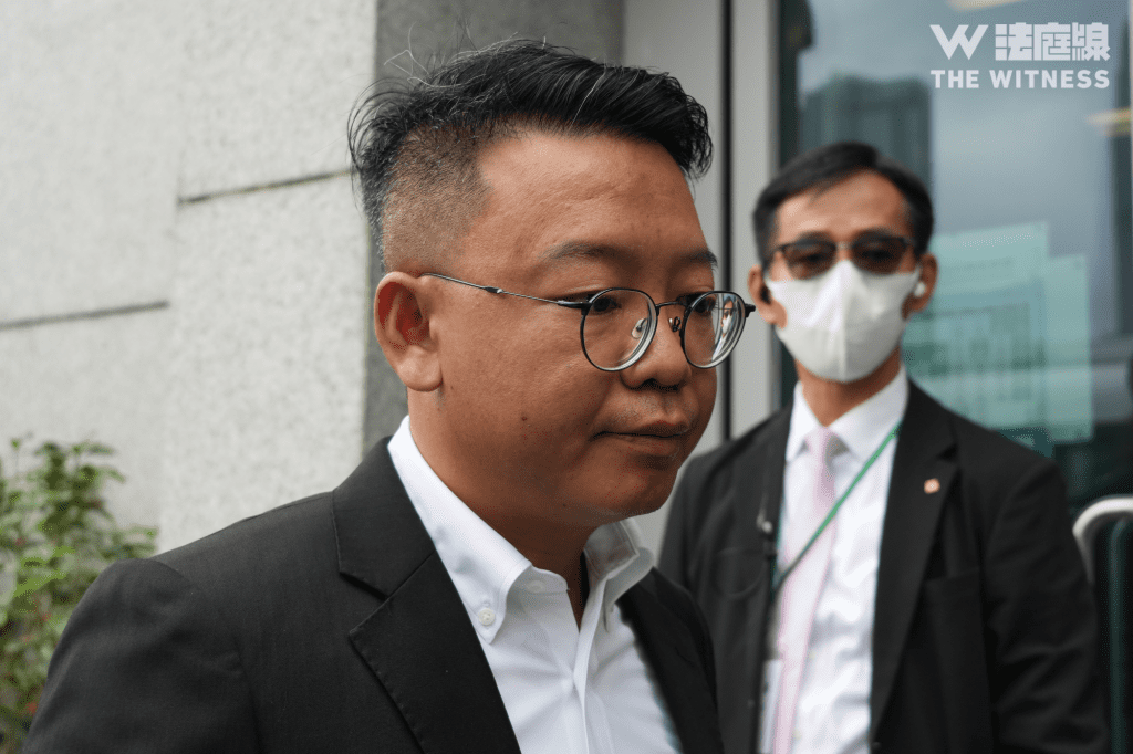宏泰消防工程董事及工程師鍾傑文（《法庭線》記者攝）
