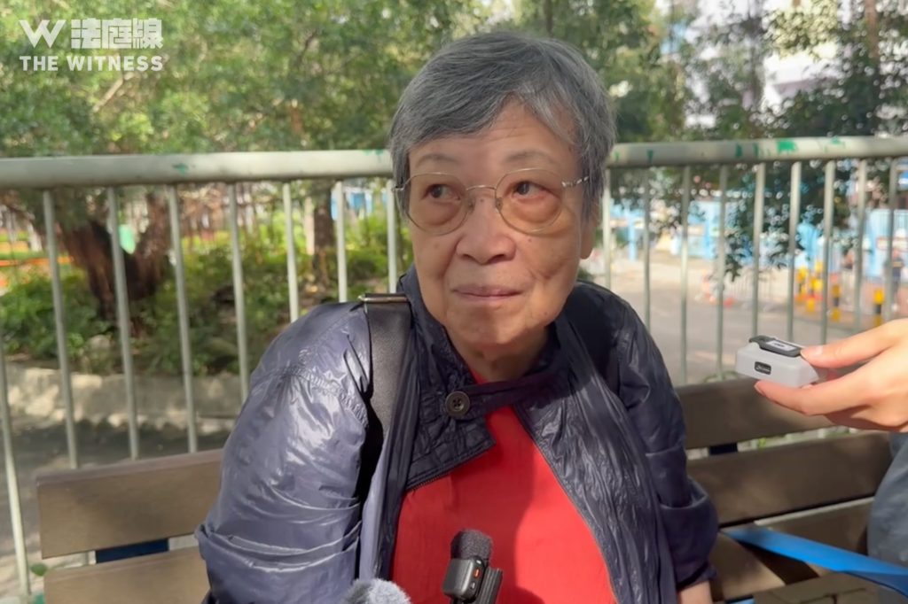 宏泰閣冼婆婆(《法庭線》記者攝)