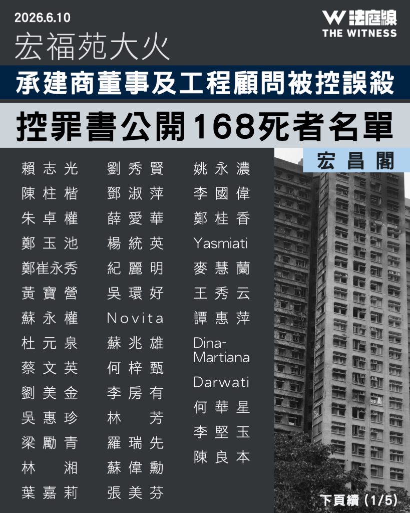 宏福苑大火死者名單
