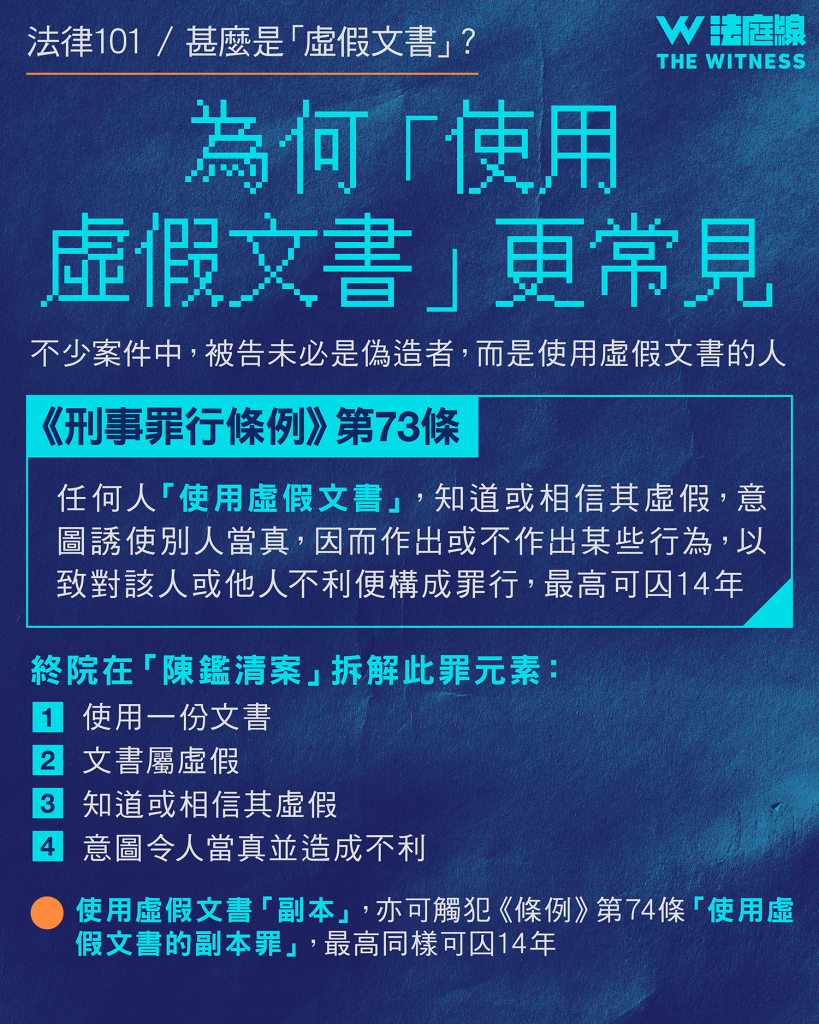 法律101｜甚麼是「虛假文書」？