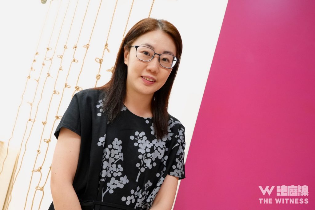 關注婦女性暴力協會總幹事莊子慧（攝：Kaitlyn Li）