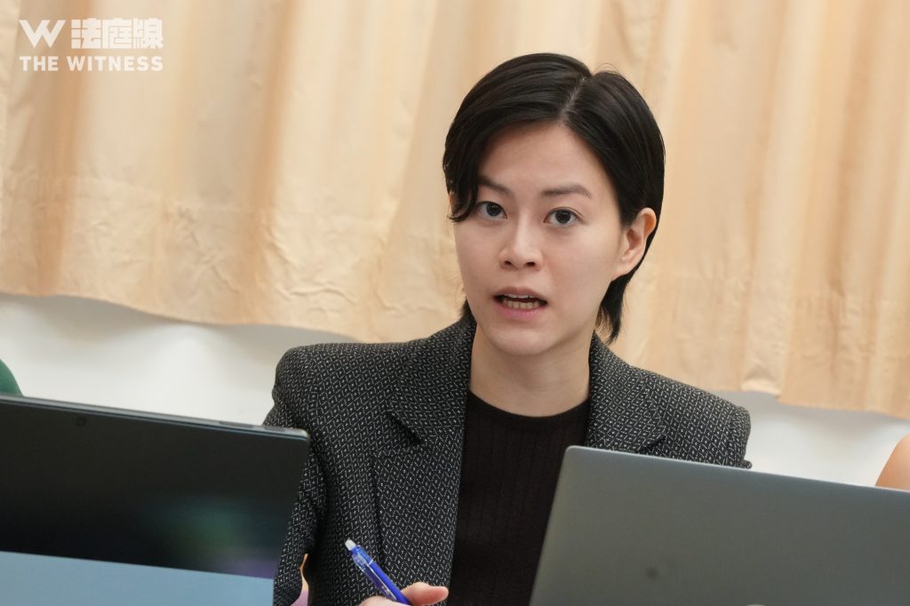 關注婦女性暴力協會副主席、前執業大律師馬碧筠（攝：Kaitlyn Li）