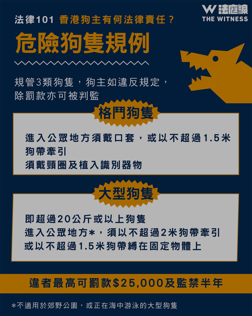 法律101｜香港狗主有何法律責任？
