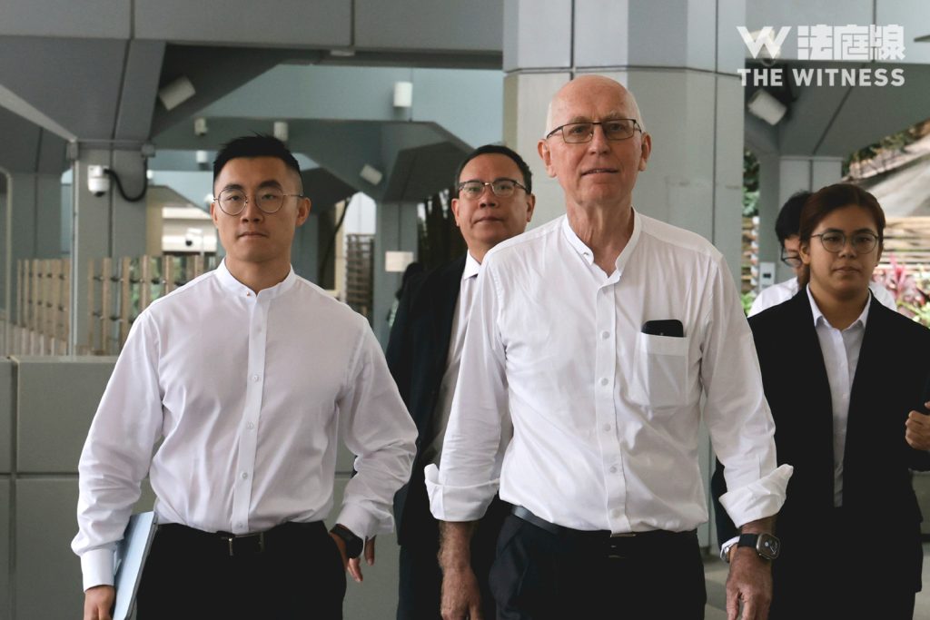 蔡天鳳案 辯方代表 羅天祺（左）、戴奧偉（右）（翁志偉攝）