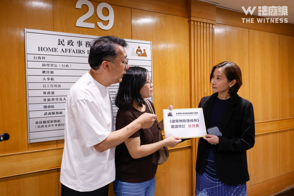 反圍標大聯盟發言人 莊榮輝 伍凱欣