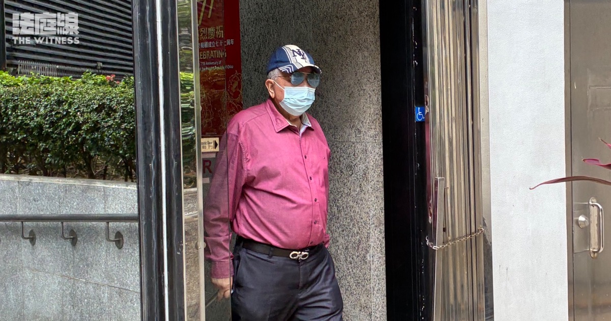 戴港盛周四離開區域法院（《法庭線》記者攝）
