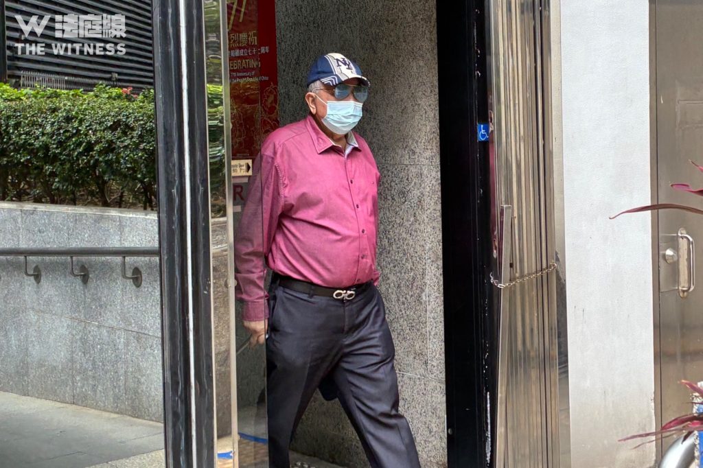 戴港盛周四離開區域法院(《法庭線》記者攝)